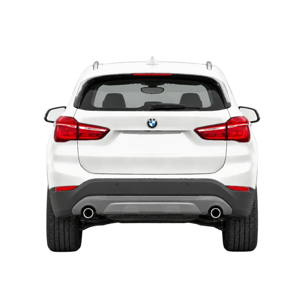 white 2016 BMW X1 rear view