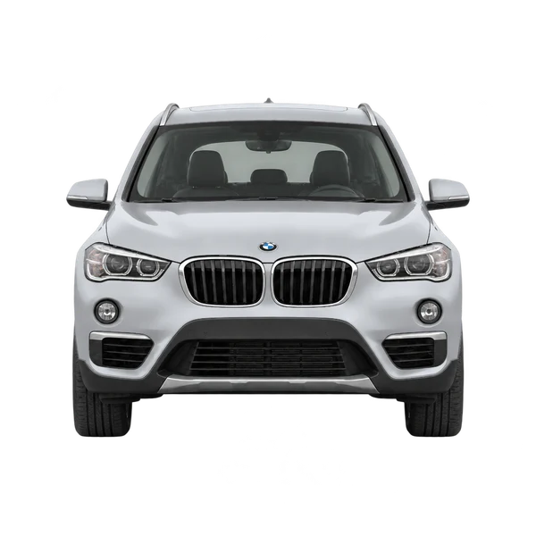 BMW X1 2017 en plateado, vista frontal