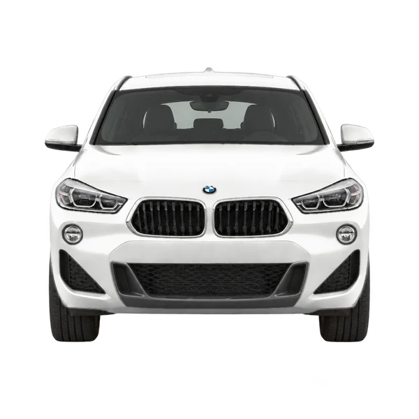 BMW X2 2018 باللون أبيض، منظر أمامي