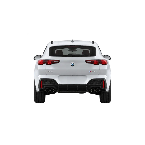 シルバーの2026 BMW X2(リアビュー)