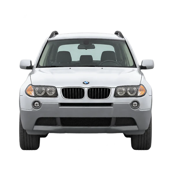 2004 BMW X3 in Silber, Ansicht: Front