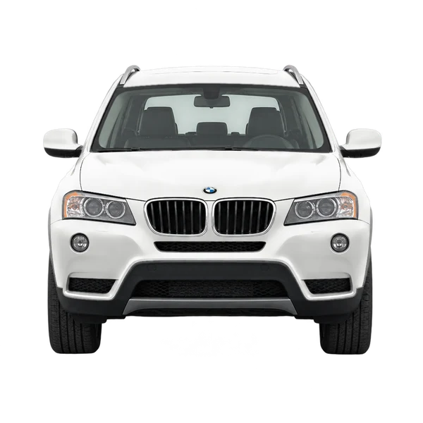 ホワイトの2012 BMW X3(正面ビュー)