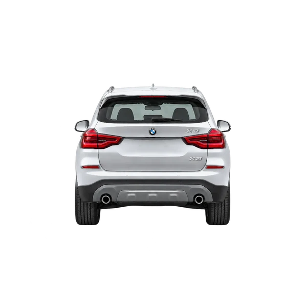 BMW X3 2020 argent, vue arrière