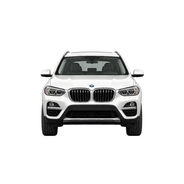 BMW X3 2020 blanc, vue avant