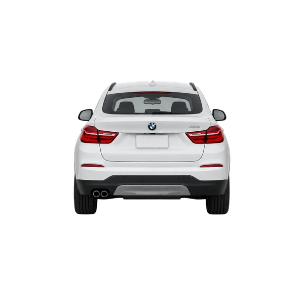 BMW X4 2014 en blanco, vista trasera