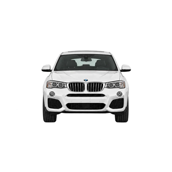 BMW X4 2017 branco, vista frente