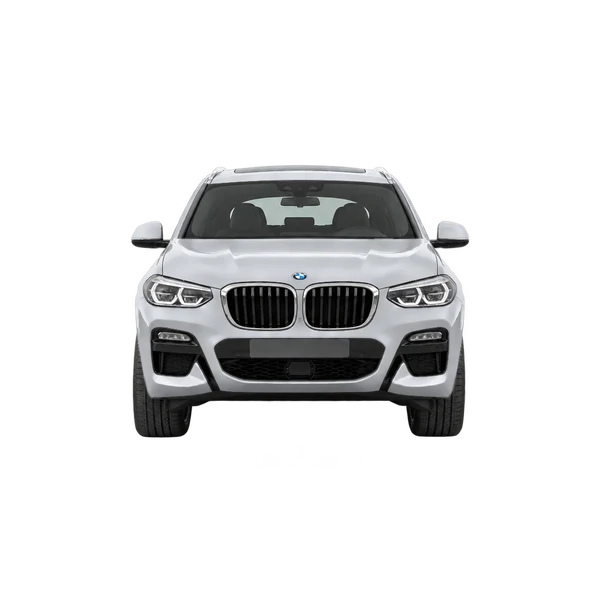 BMW X4 2023 prata, vista frente