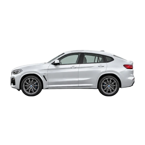 2024 BMW X4 in Silber, Ansicht: Seite (nach links gerichtet)