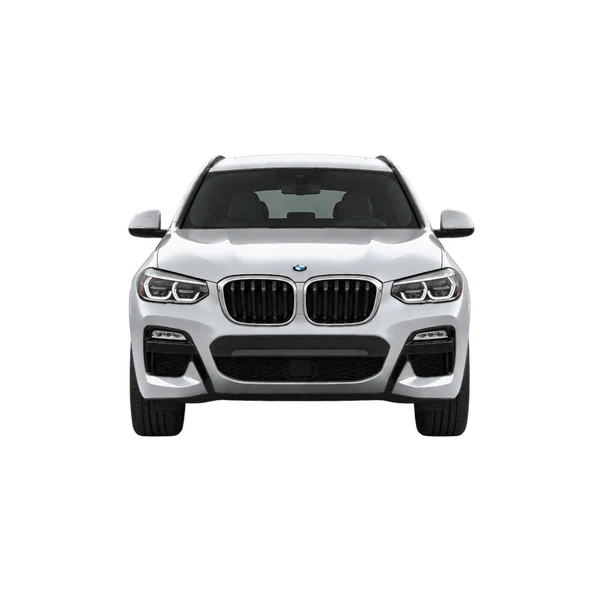 BMW X4 2026 prata, vista frente