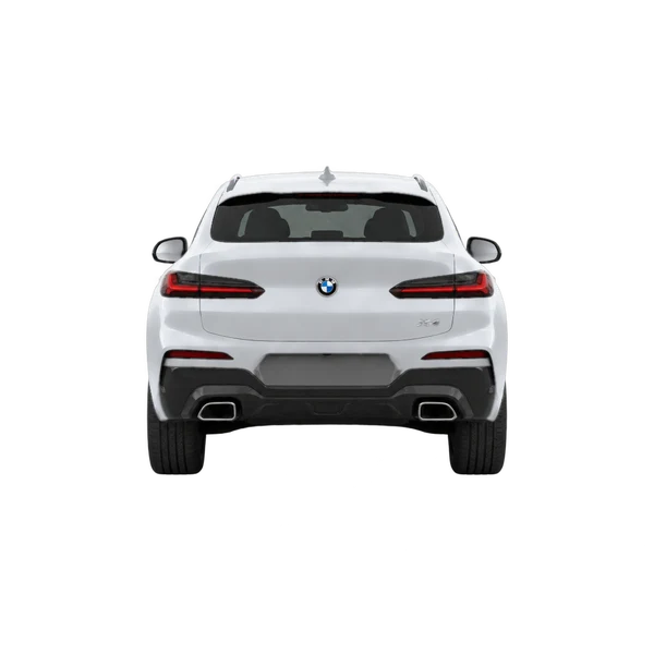 BMW X4 2026 prata, vista traseira