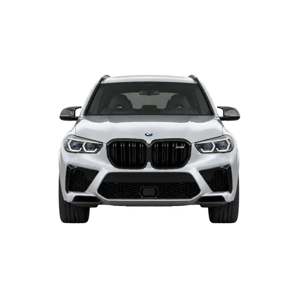BMW X5 M 2022 prata, vista frente