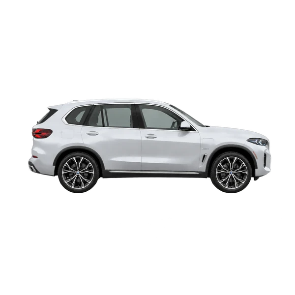 BMW X5 xDrive50e 2026 argent, vue profil (tourné vers la droite)