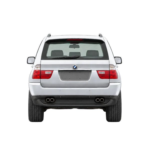 2001 BMW X5 in Silber, Ansicht: Heck