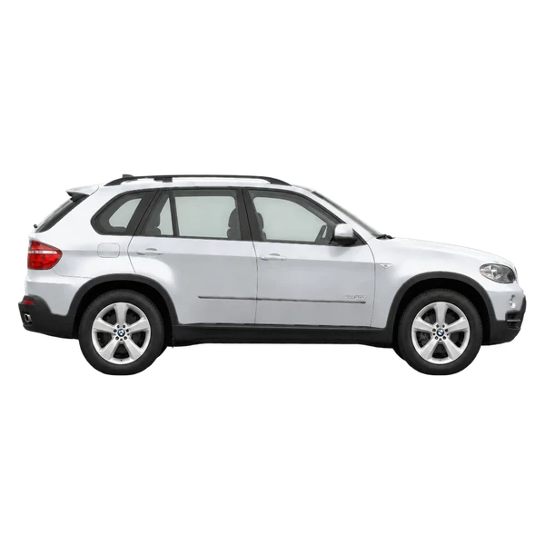 2011 BMW X5 in Silber, Ansicht: Seite (nach rechts gewandt)