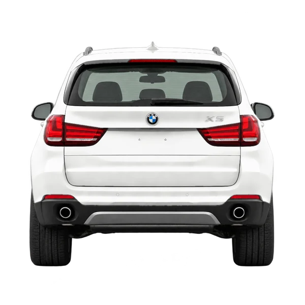 2016 BMW X5 in weiß, Ansicht: Heck