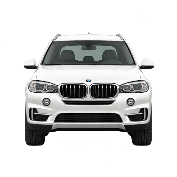 ホワイトの2017 BMW X5(正面ビュー)