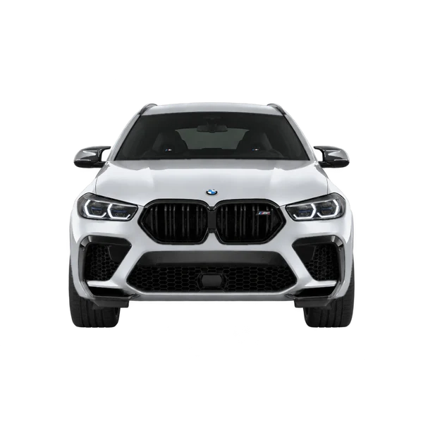 BMW X6 M Competition 2025 argent, vue avant