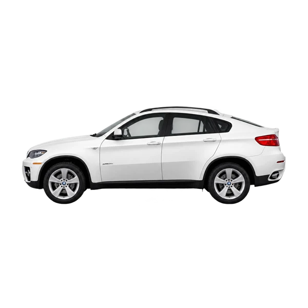 ホワイトの2012 BMW X6（側面（左向き）ビュー）