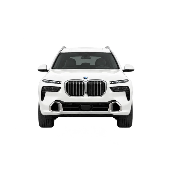 2023 BMW X7 in weiß, Ansicht: Front