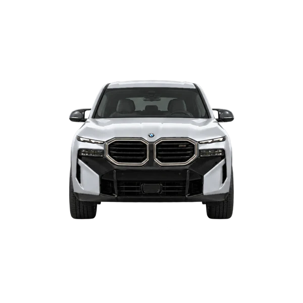 BMW XM Label 2026 prata, vista frente