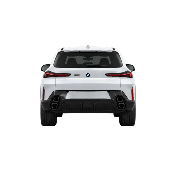 BMW XM Label 2026 prata, vista traseira