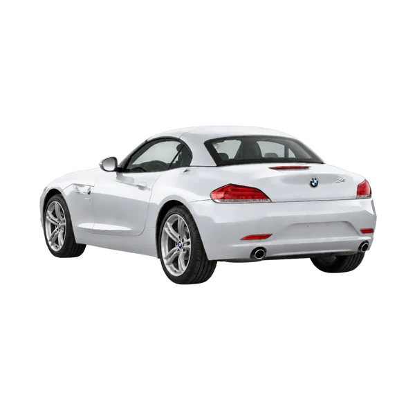 silver 2011 BMW Z Reihe rear three-quarter (facing left) view