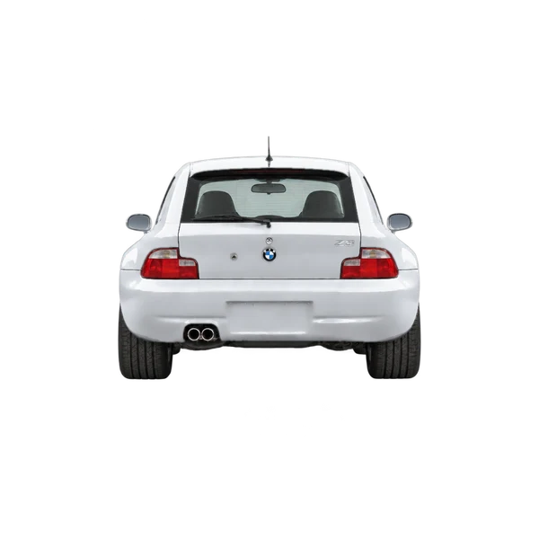 BMW Z3 Coupe 2002 باللون فضي، منظر من الخلف