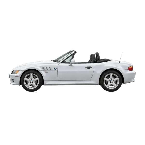 BMW Z3 Roadster 2001 argent, vue côté (vers la gauche)