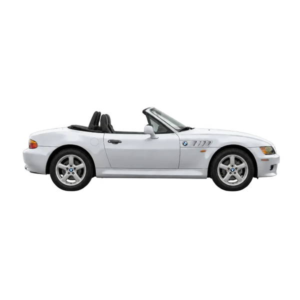 BMW Z3 Roadster 2001 argent, vue profil (tourné vers la droite)