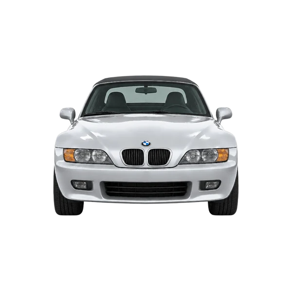 シルバーの1998 BMW Z3（正面ビュー）