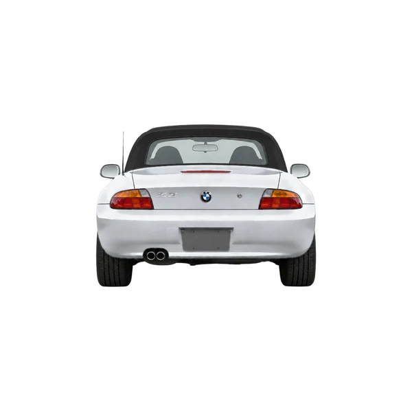 BMW Z3 2002 prata, vista traseira