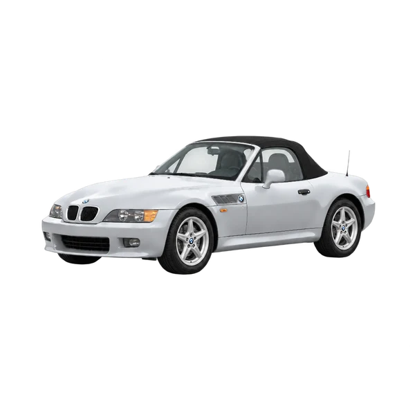 BMW Z3 2005 argent, vue trois-quarts avant (orienté vers la gauche)