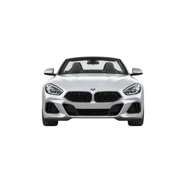 シルバーの2026 BMW Z4 M40I(正面ビュー)