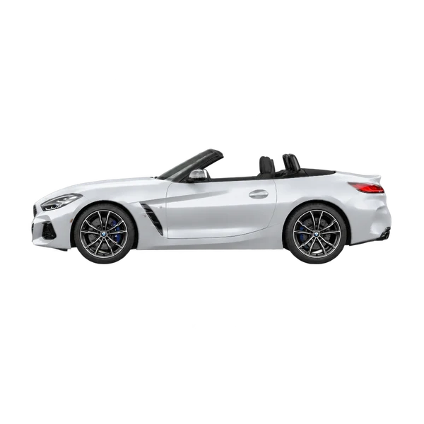 シルバーの2026 BMW Z4 M40I(側面(左向き)ビュー)