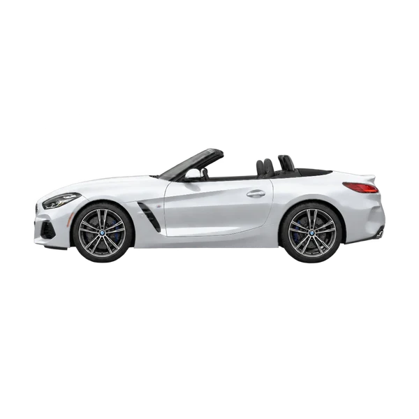 BMW Z4 SDRIVE30I 2026 باللون فضي، منظر جانبي (متجه إلى اليسار)