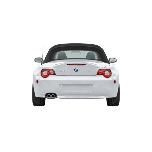 BMW Z4 2008 prata, vista traseira