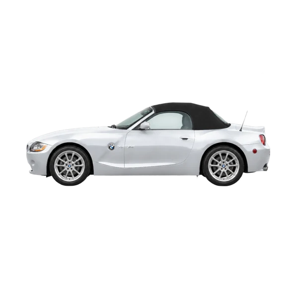 BMW Z4 2008 prata, vista lateral (voltada para a esquerda)