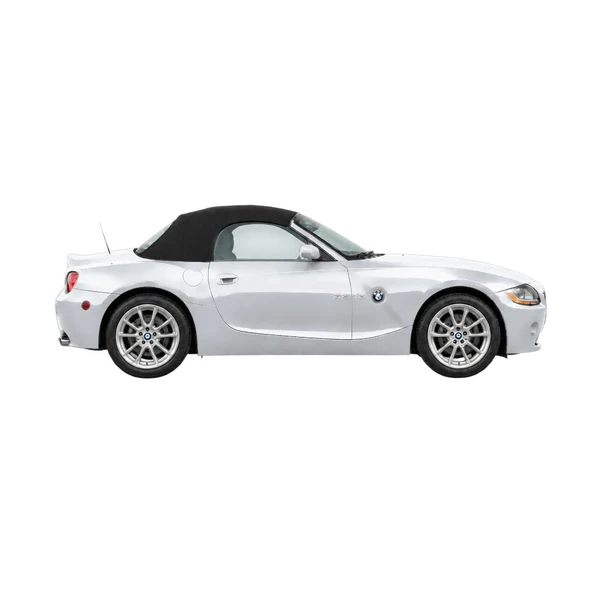 BMW Z4 2008 prata, vista lateral (voltada para a direita)