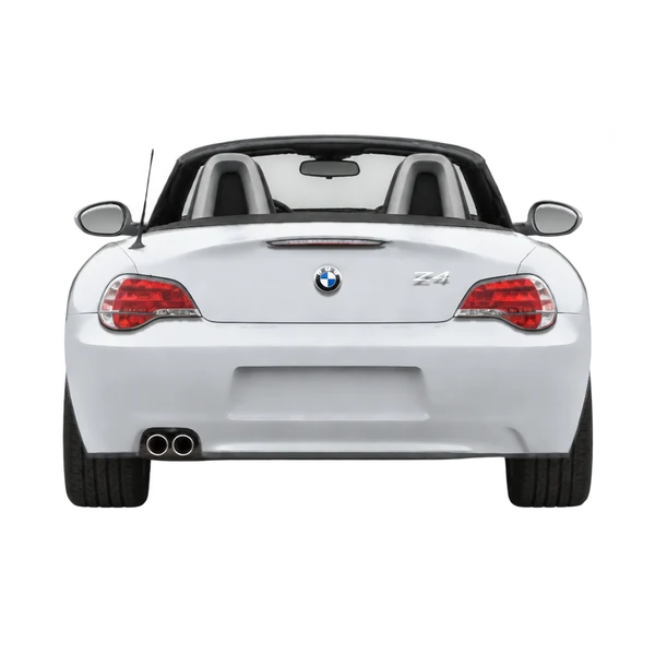 2010 BMW Z4 in Silber, Ansicht: Heck