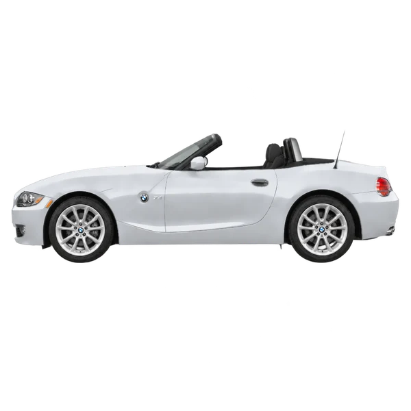 2013 BMW Z4 in Silber, Ansicht: Seite (nach links gerichtet)