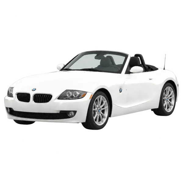 BMW Z4 2015 branco, vista dianteira em três quartos (voltada para a esquerda)