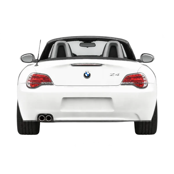 BMW Z4 2015 branco, vista traseira