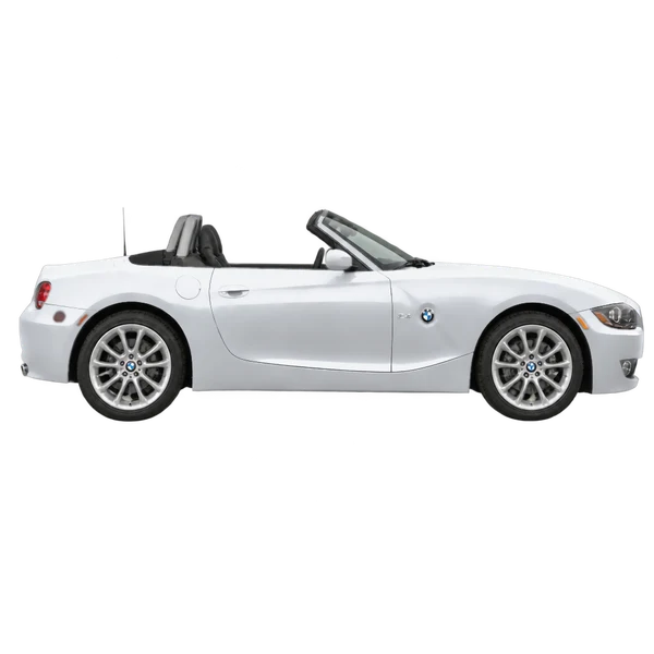 2016 BMW Z4 in Silber, Ansicht: Seite (nach rechts gewandt)