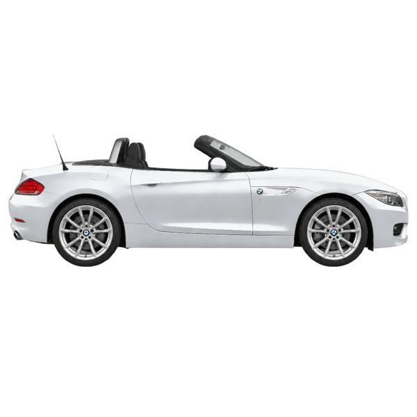 BMW Z4 2017 argent, vue profil (tourné vers la droite)