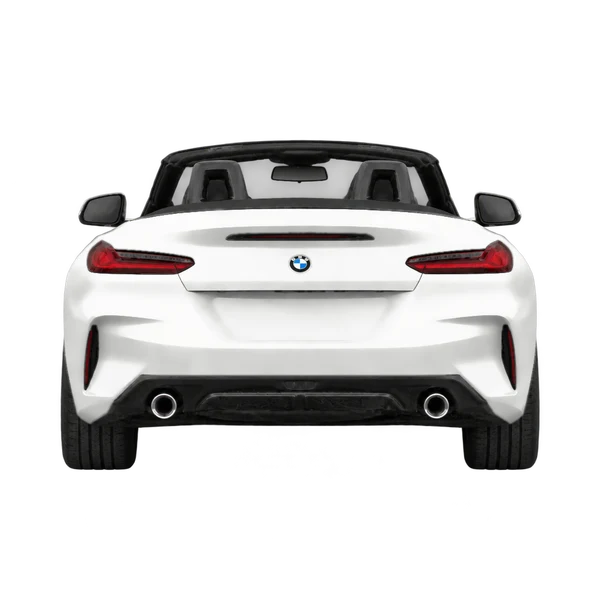 BMW Z4 2019 blanc, vue arrière