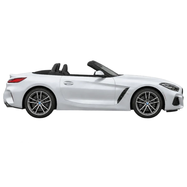 BMW Z4 2022 argent, vue profil (tourné vers la droite)