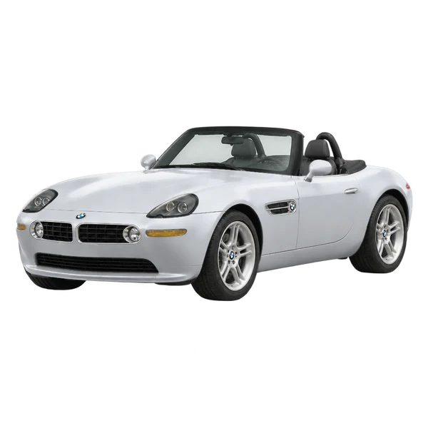 BMW Z8 2003 — Front three-quarter (facing left), silver