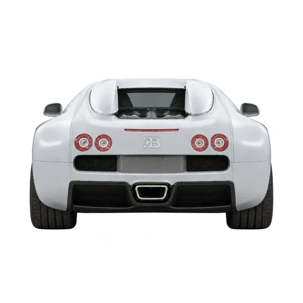 2015 Bugatti Veyron in Silber, Ansicht: Heck