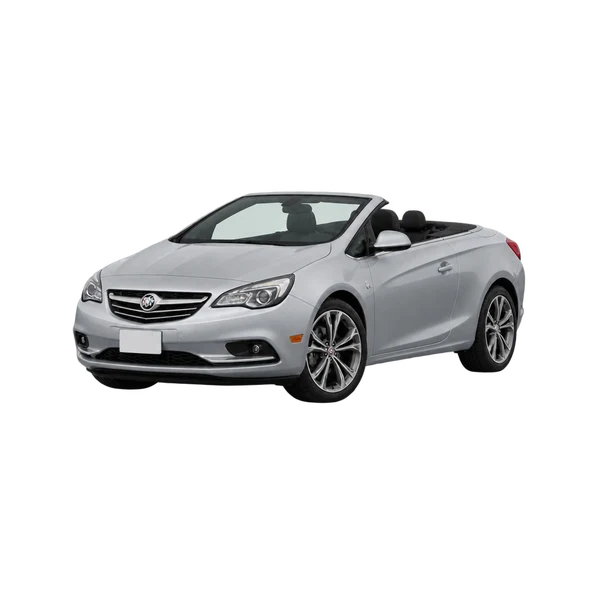 2018 Buick Cascada in Silber, Ansicht: Dreiviertelansicht vorne (nach links gerichtet)
