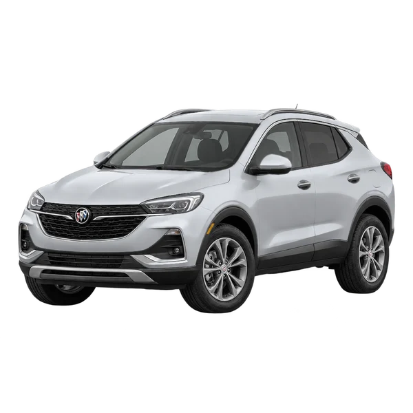 2020 Buick Encore GX in Silber, Ansicht: Dreiviertelansicht vorne (nach links gerichtet)